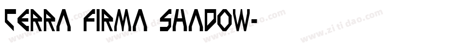 Terra Firma Shadow字体转换